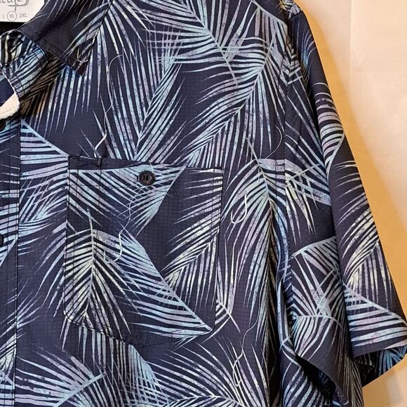 Reel Life Polo Button Down Shirt Comfort Performance Fishing Beach Ultra Soft XL - Picture 4 of 10